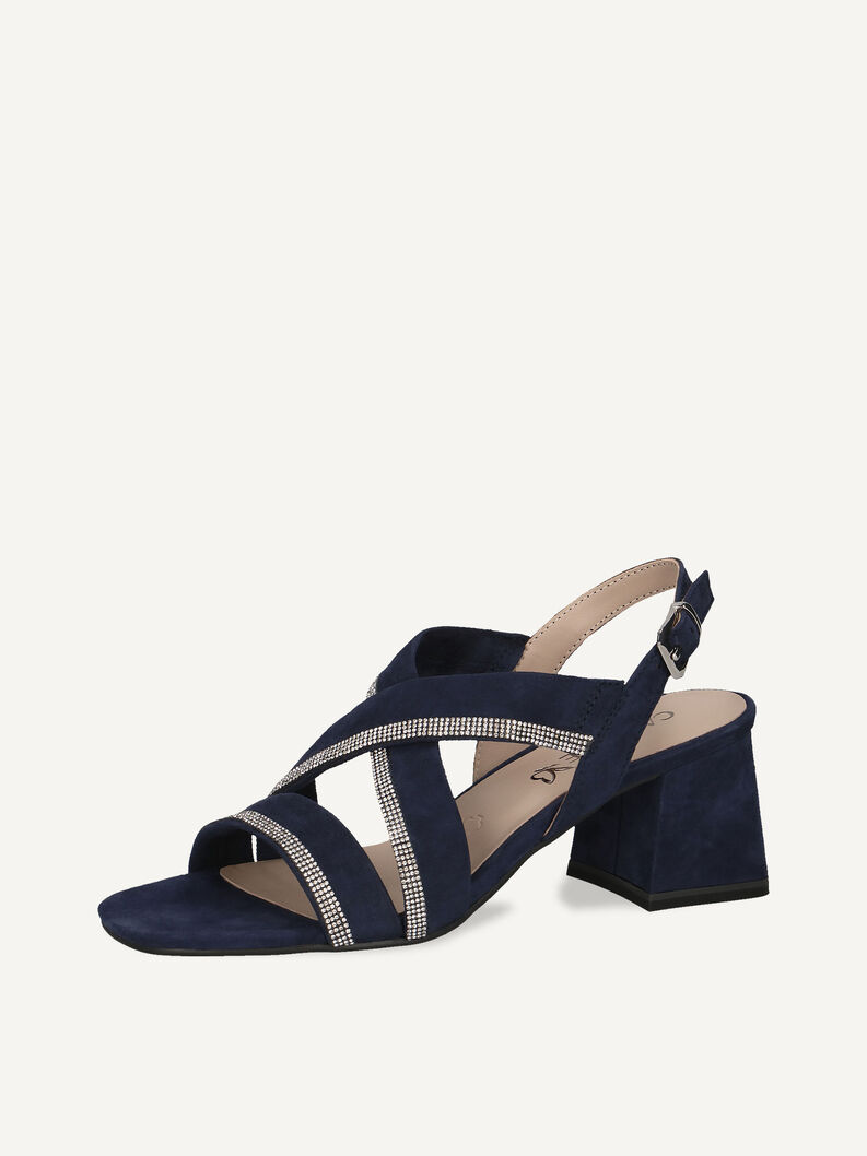 Sandalette - blau, OCEAN SUEDE, hi-res