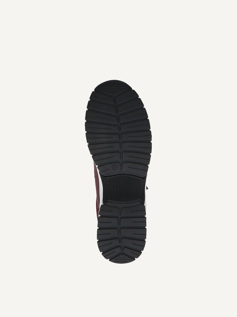 Ledersneaker - rot, BORDEAUX NAPPA, hi-res