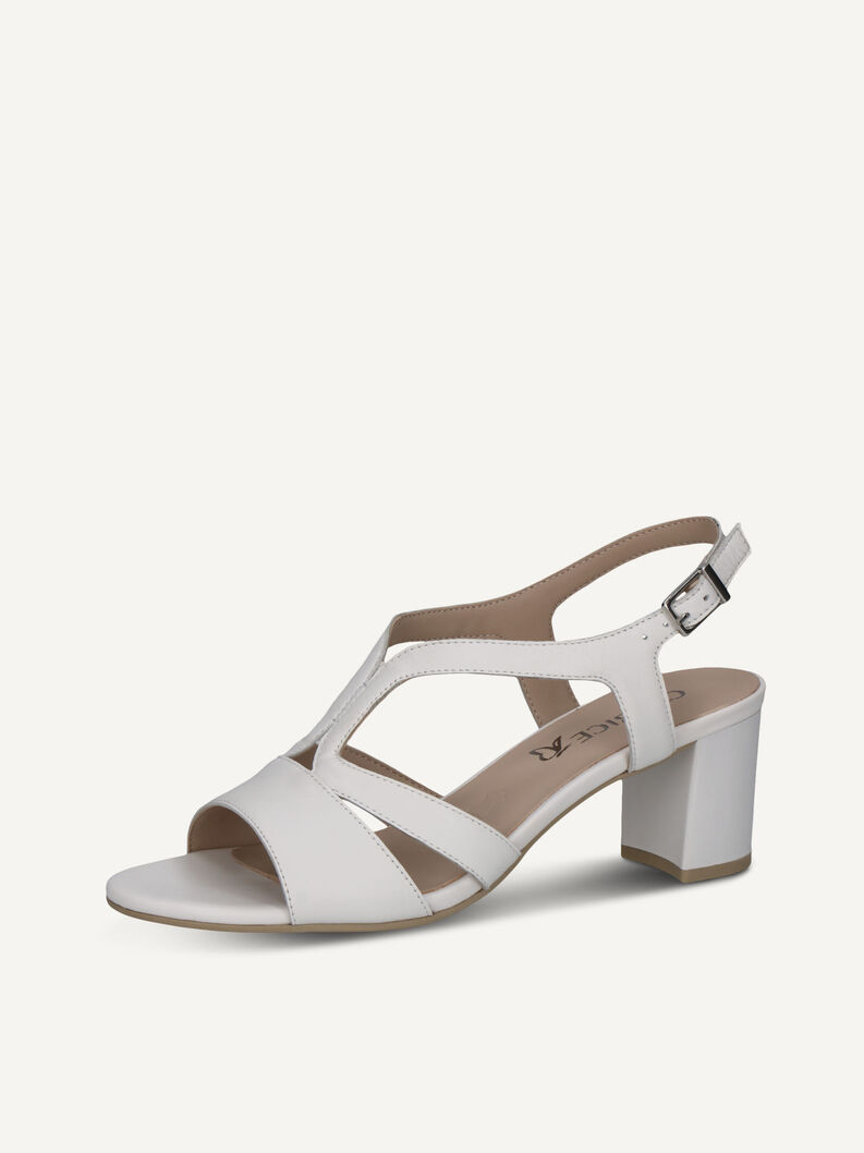 Sandalette, WHITE NAPPA, hi-res