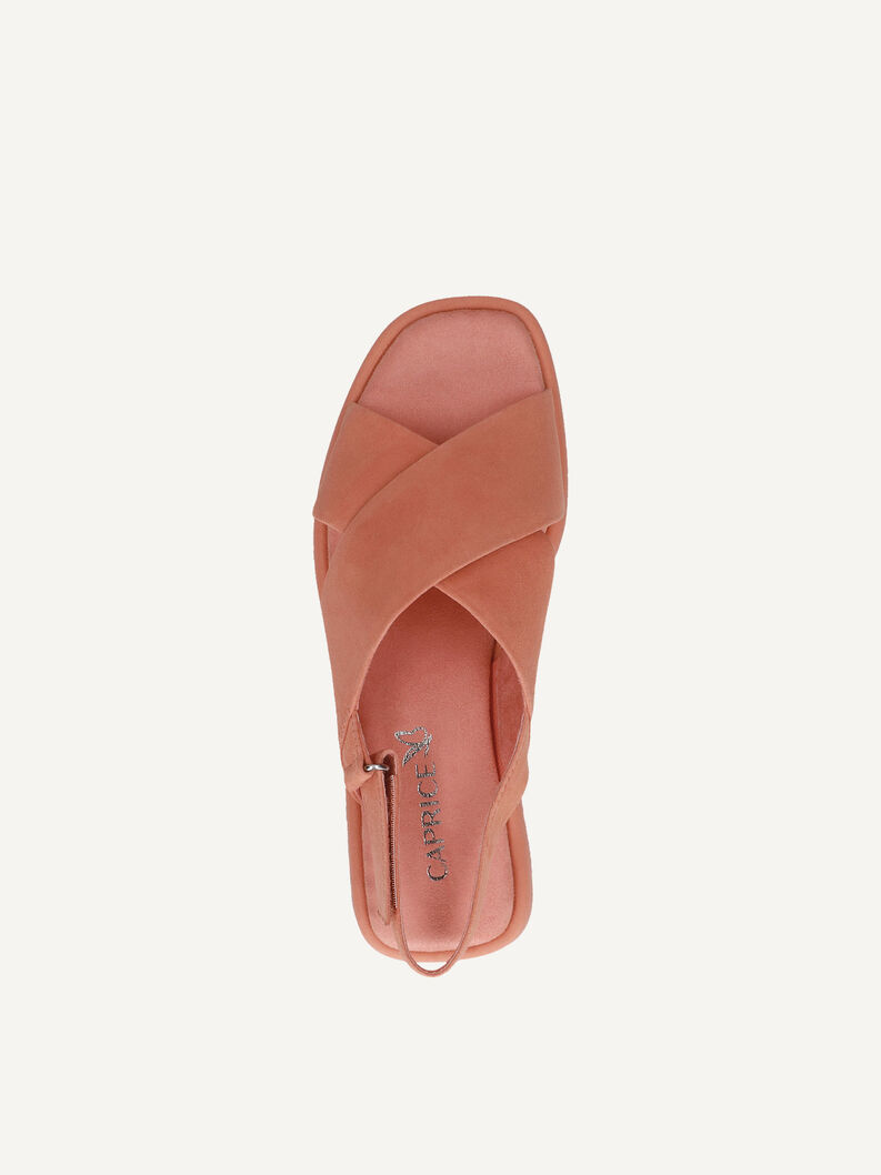Ledersandale - orange, ORANGE SUEDE, hi-res