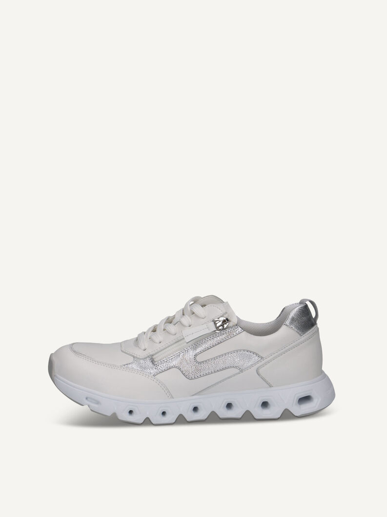 Sneaker, WHITE/SILVER, hi-res