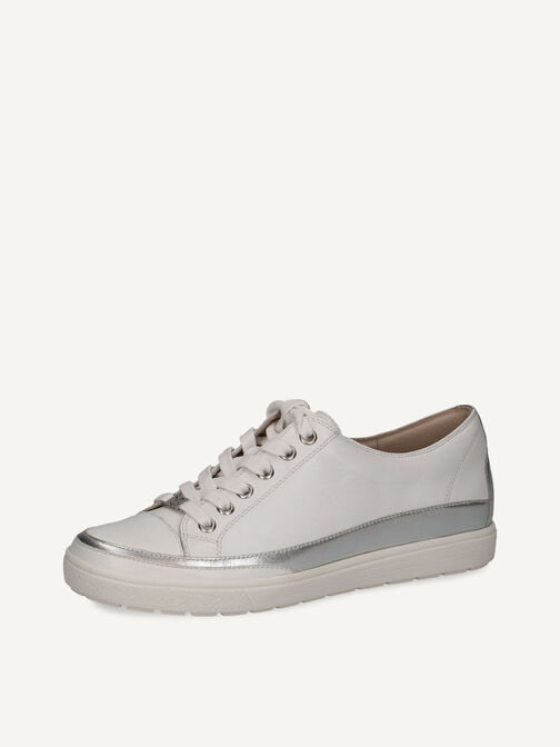 Basket en cuir - blanc, WHITE NAPPA CO, hi-res