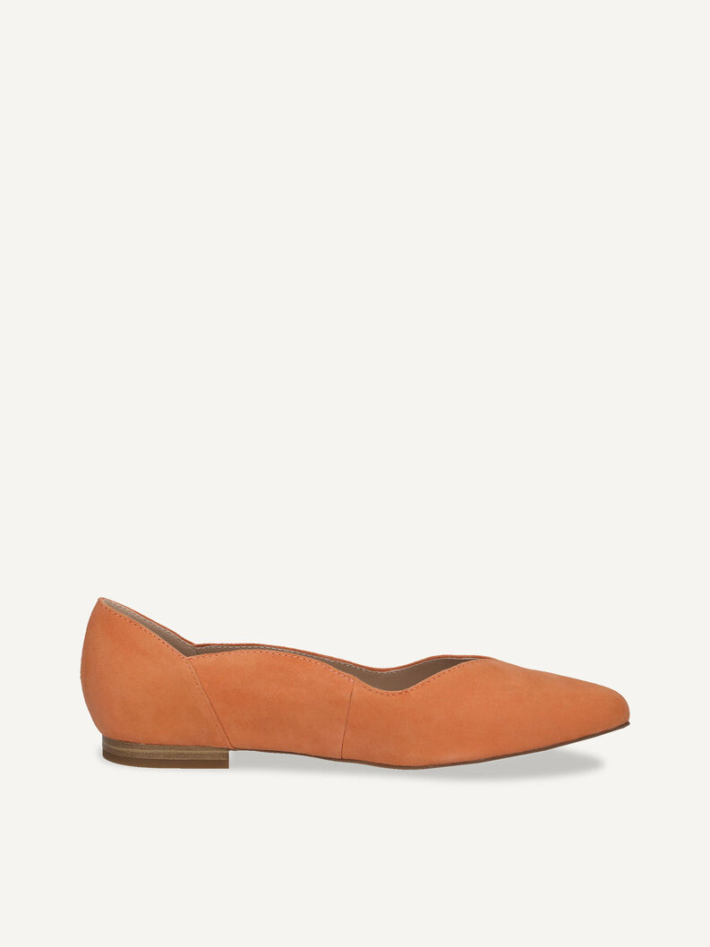 Lederpumps - orange, ORANGE SUEDE, hi-res