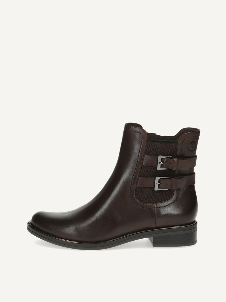 Lederstiefelette - braun, DK BROWN NAPPA, hi-res