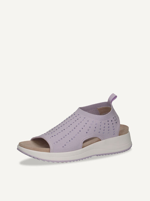 Sandale - lila, LILAC KNIT, hi-res