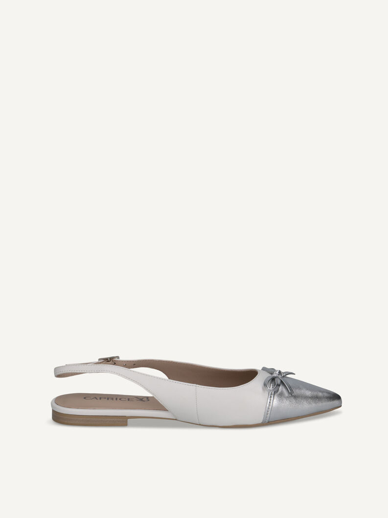 Ballerina, WHITE/SILVER, hi-res