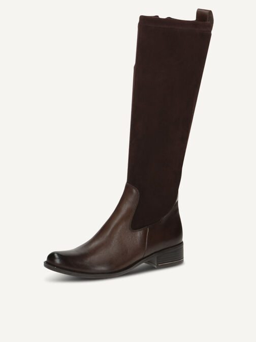 Bottes en cuir - marron, DK BROWN COMB, hi-res