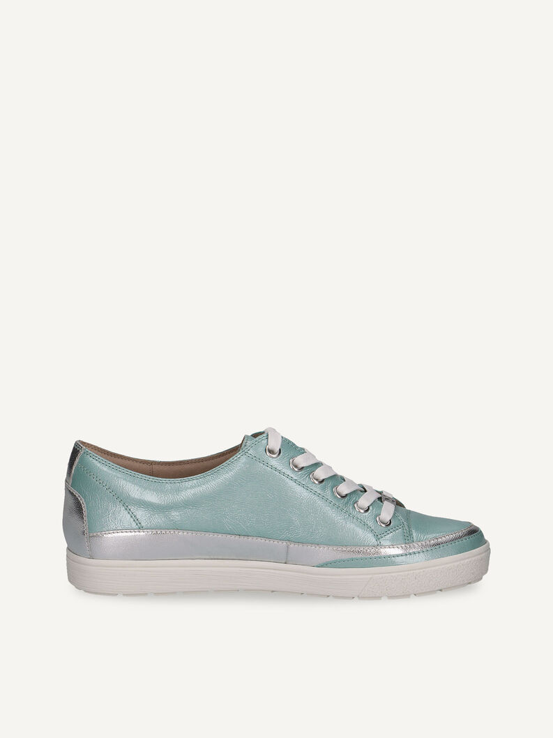 Ledersneaker - türkis, TURQUOISE NAPL, hi-res