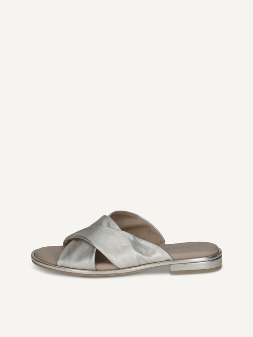 Pantolette, PLATIN METAL., hi-res