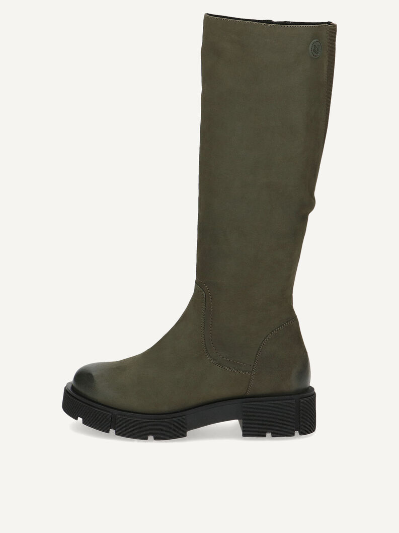 Lederstiefel - grün, CACTUS NUBUC, hi-res