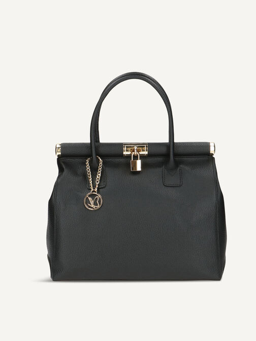 Handtasche, BLACK NAPPA, hi-res