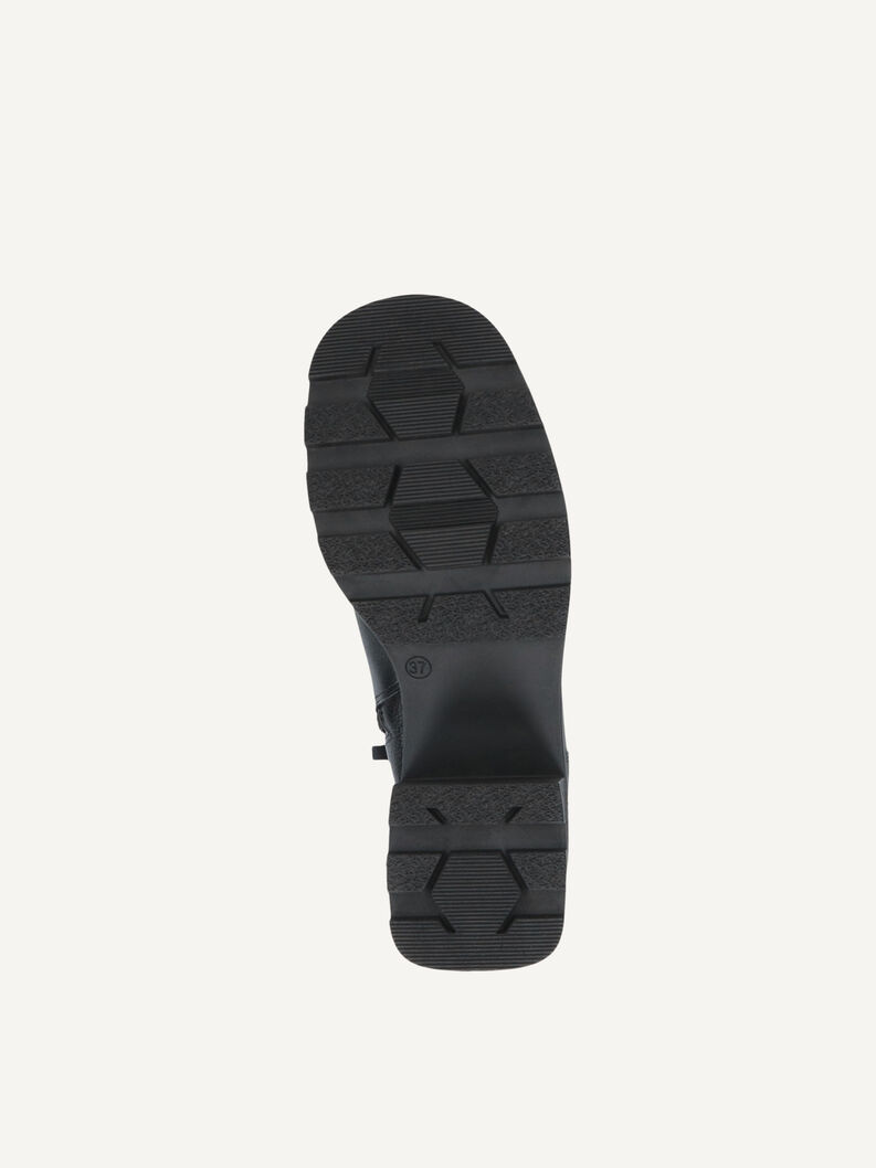 Lederstiefelette - schwarz, BLACK NAPPA, hi-res