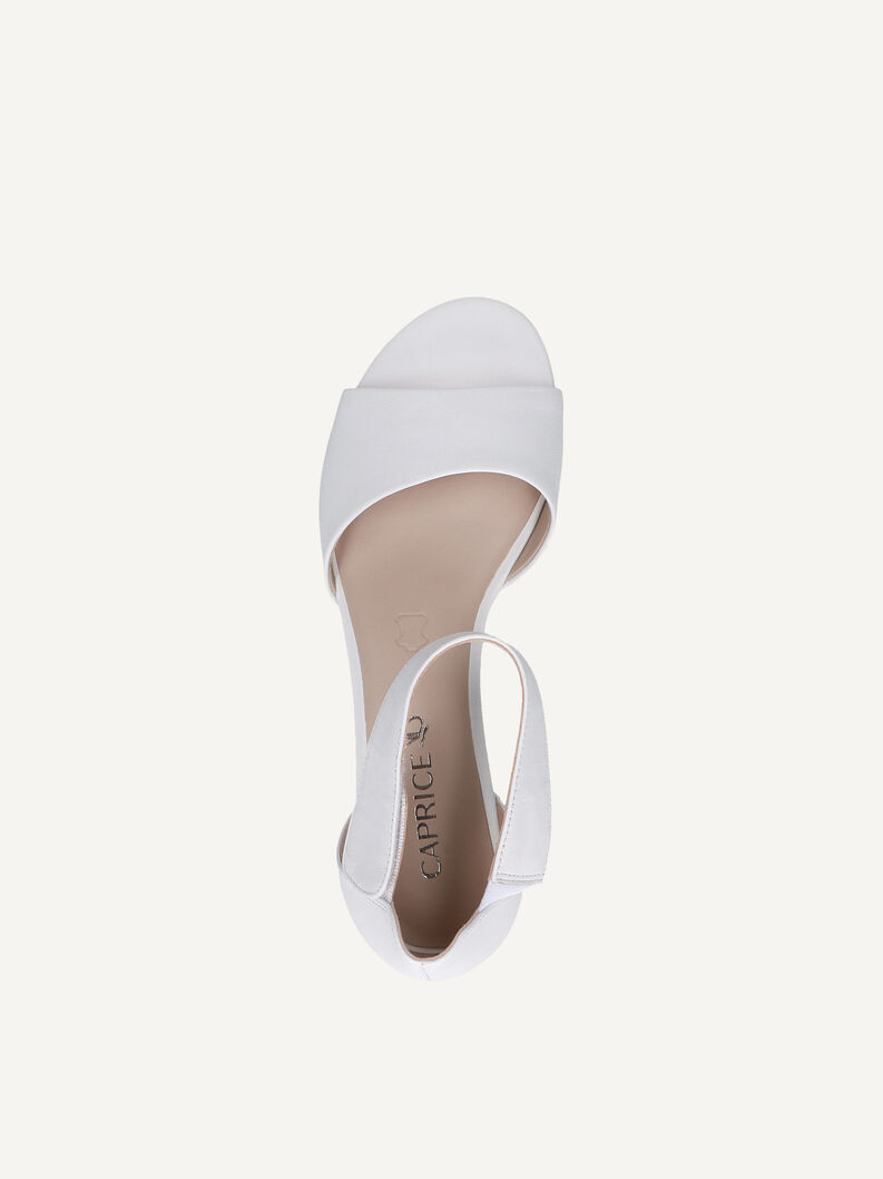 Sandalette, WHITE NAPPA, hi-res