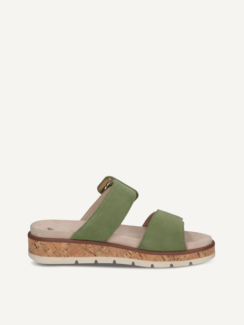Slipper, GREEN SUEDE, hi-res