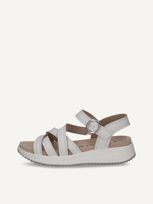 Sandal, WHITE NAPPA, hi-res