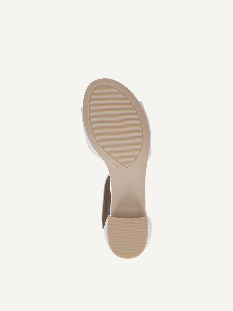 Sandalette, WHITE NAPPA, hi-res