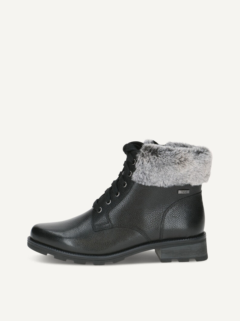 Lederstiefelette - schwarz Warmfutter, BLACK COMB, hi-res
