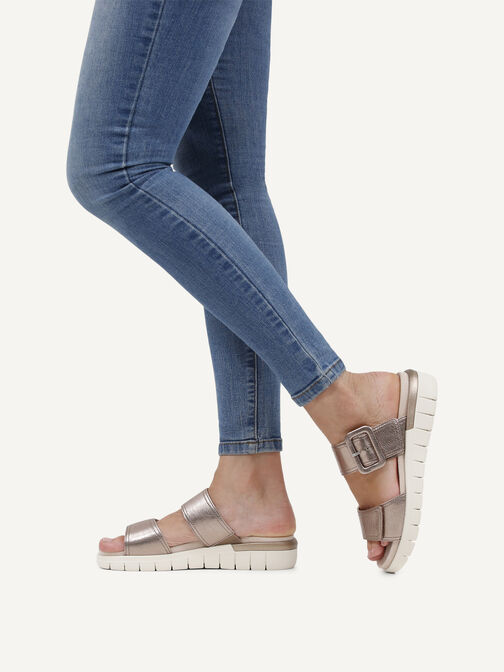 Mule, TAUPE METALLIC, hi-res
