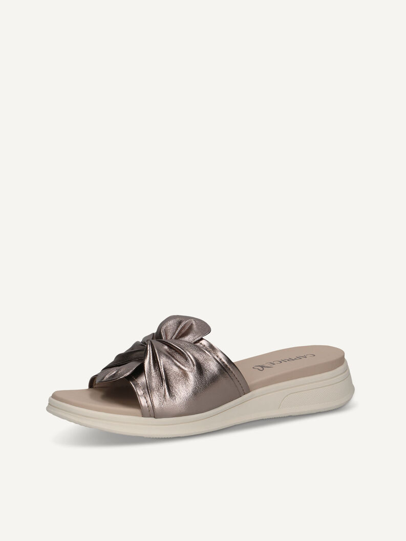Pantolette, BROWN METALLIC, hi-res
