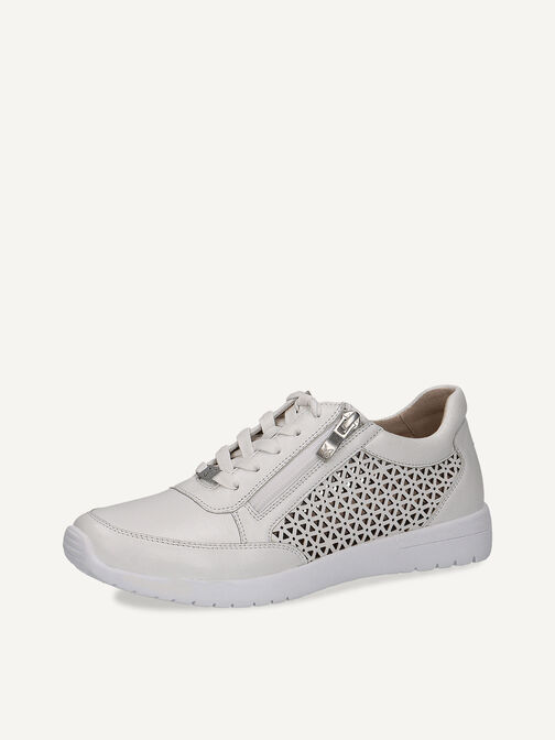 Ledersneaker - weiß, WHITE NAPPA, hi-res