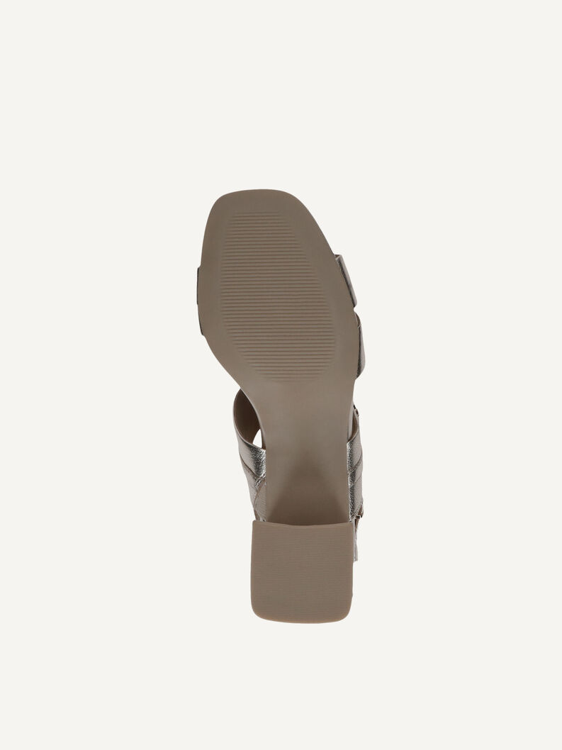 Sandalette, PLATIN METAL., hi-res