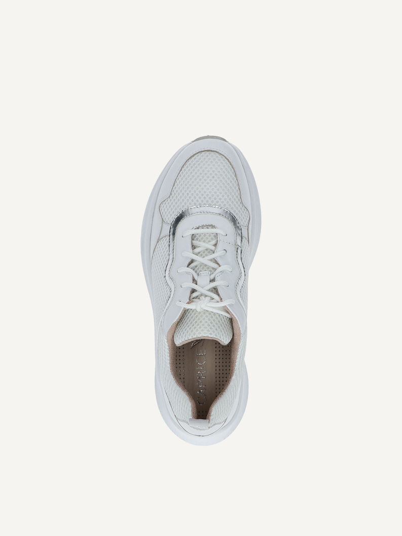 Sneaker - beige, WHITE/SILVER, hi-res