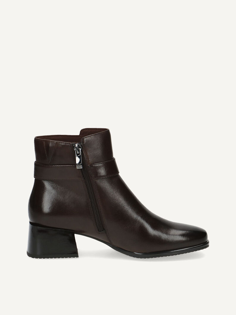 Lederstiefelette - braun, DK BROWN NAPPA, hi-res
