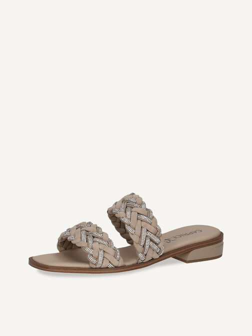 Pantolette - braun, TAUPE SUEDE, hi-res