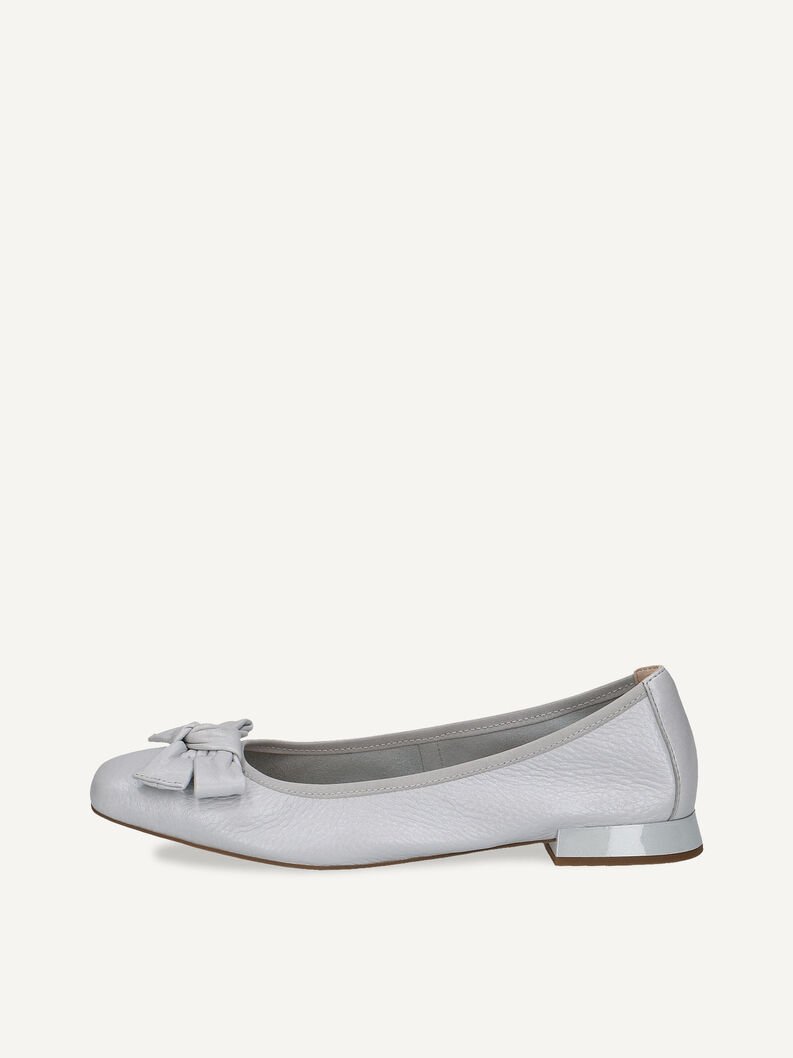 Lederballerina - blau, LT.BLUE PE.DEE, hi-res