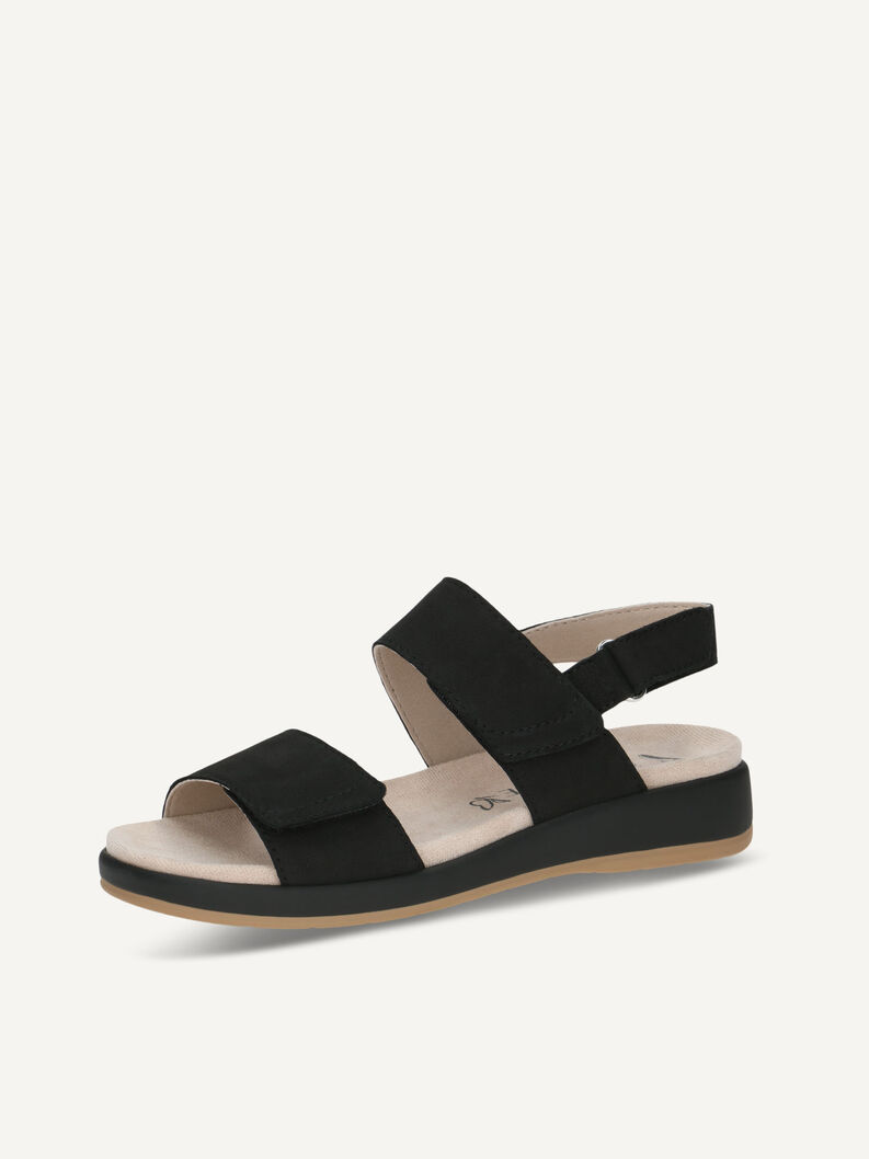 Sandale, BLACK NUBUC, hi-res