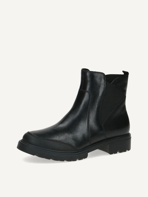 Bottine en cuir - noir, BLACK NAPPA, hi-res