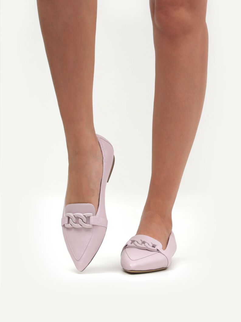 Lederballerina - lila, LT.PURPLE PERL, hi-res