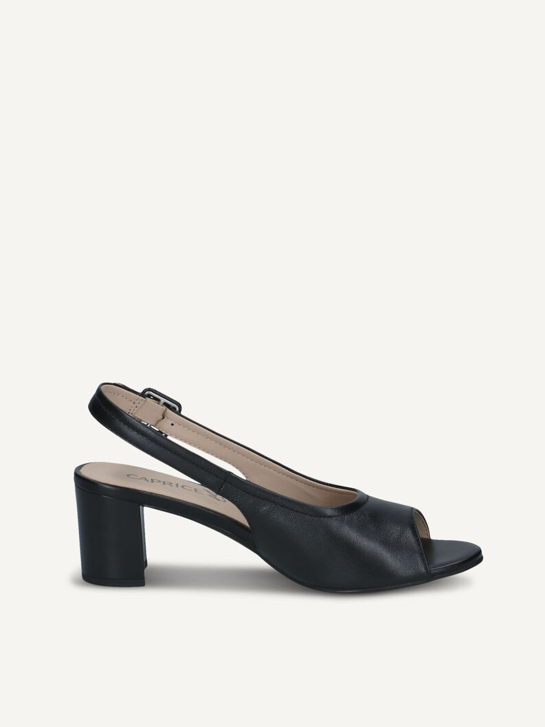 Sandalette, BLACK NAPPA, hi-res