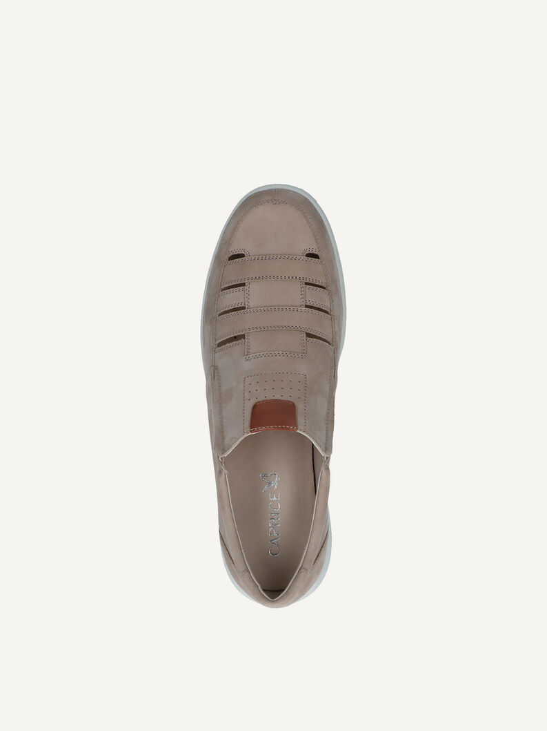 Lederslipper - beige, TAUPE COMB, hi-res