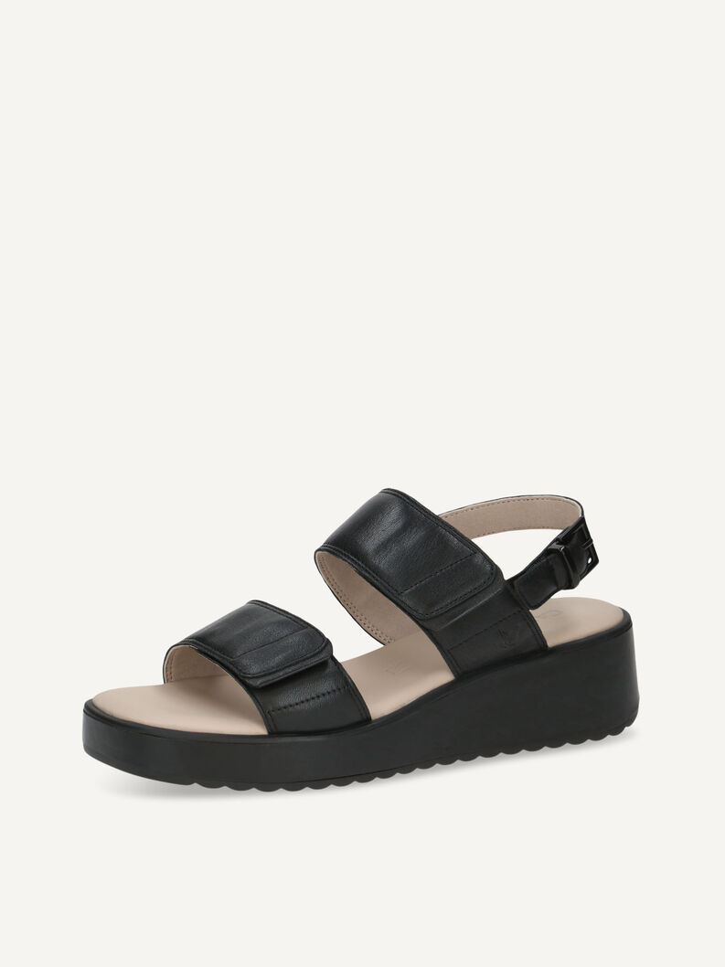 Sandal, BLACK NAPPA, hi-res
