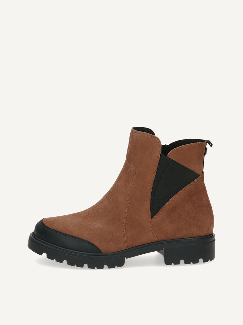 Lederstiefelette - braun, MUSCAT SUEDE, hi-res