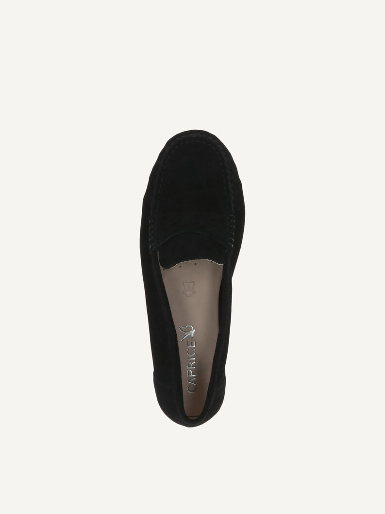 Moccassin, BLK DEER SUEDE, hi-res