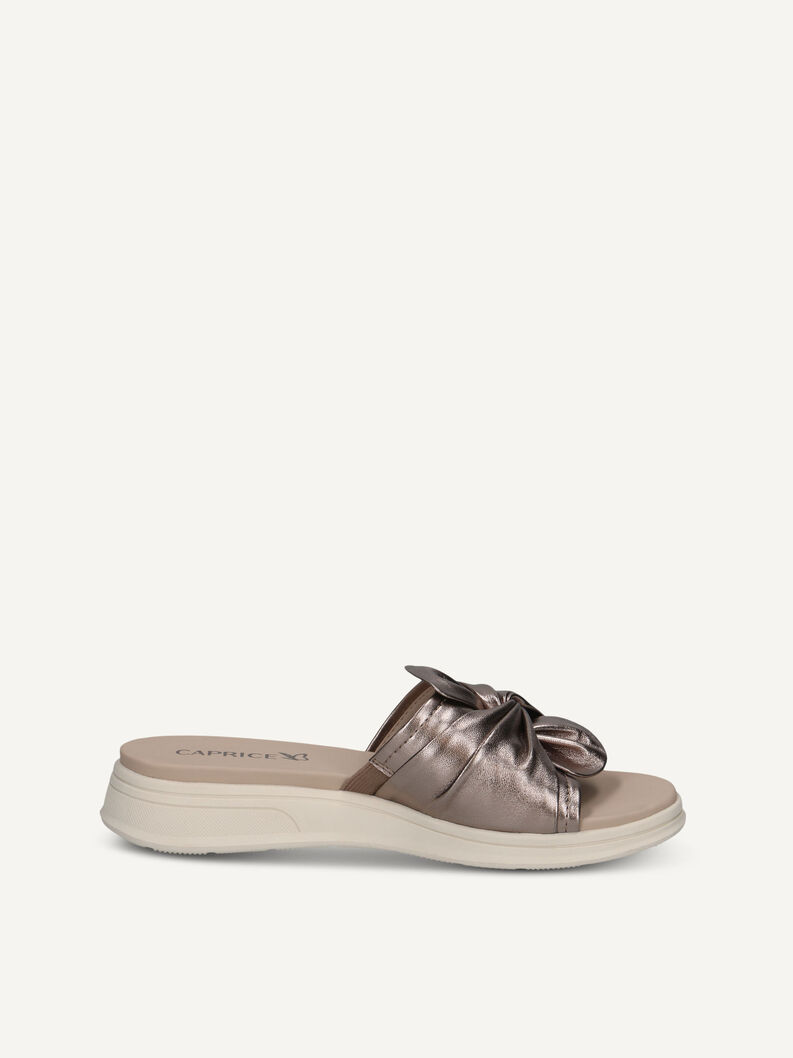 Pantolette, BROWN METALLIC, hi-res