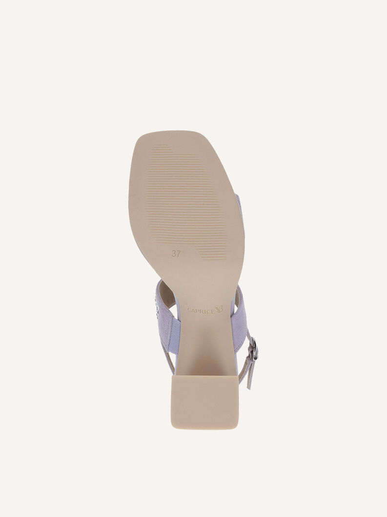 Ledersandalette - lila, LAVENDER SUEDE, hi-res