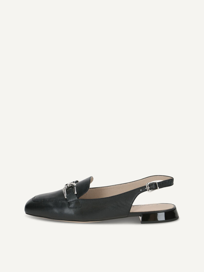 Slingpumps, BLACK NAPPA, hi-res