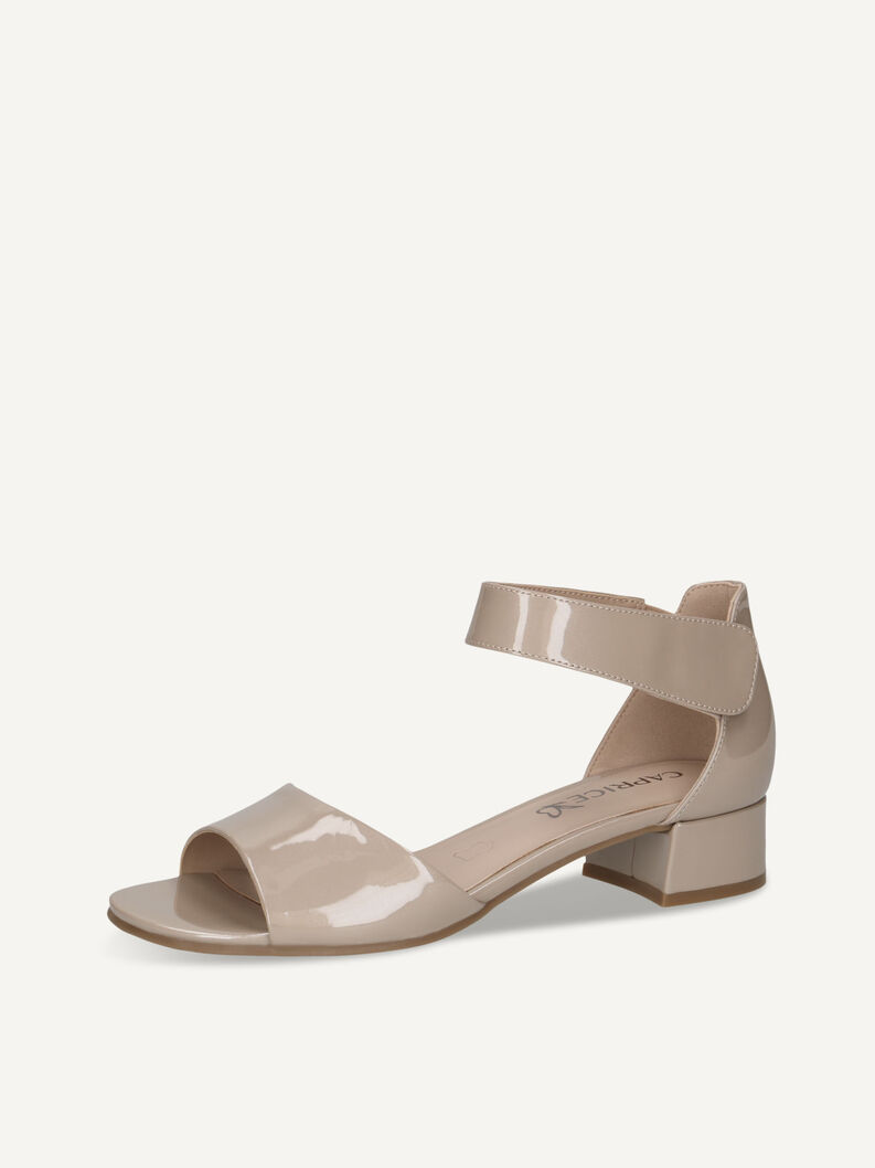 Sandalette, BEIGE PATENT, hi-res