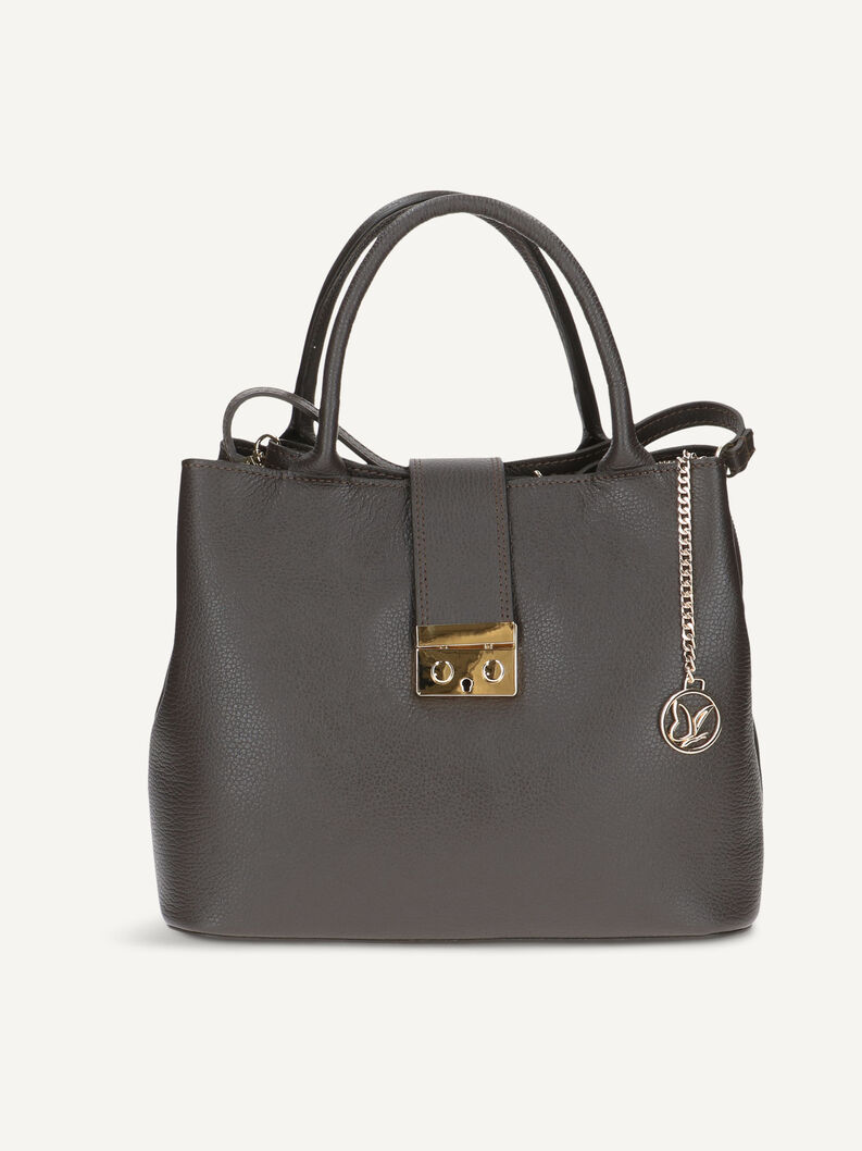 Handtasche, DK BROWN NAPPA, hi-res