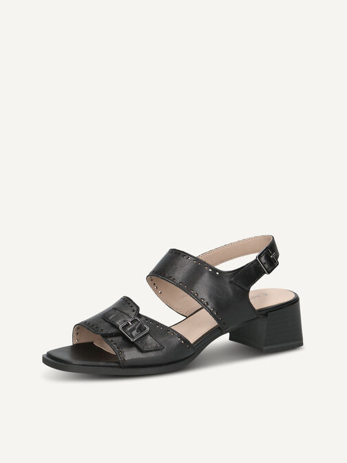 Sandalette, BLACK NAPPA, hi-res