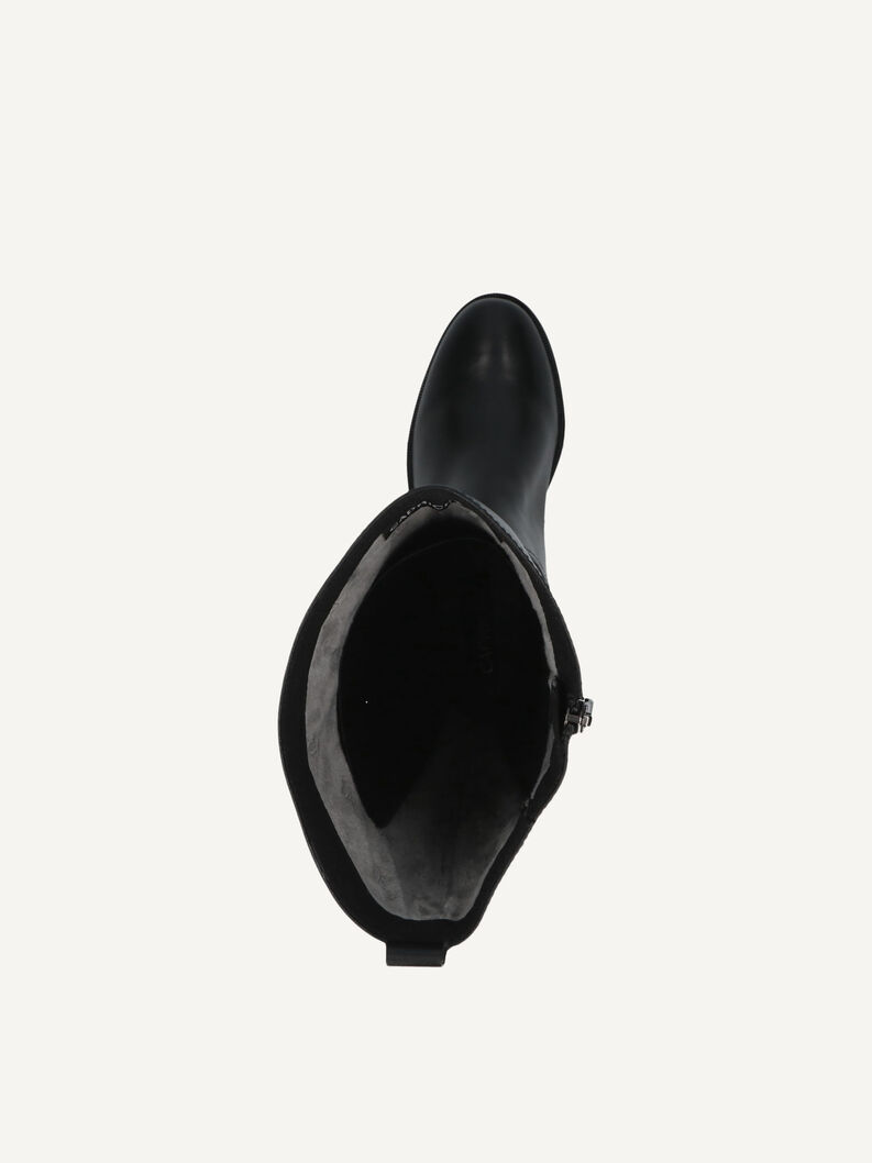 Lederstiefel - schwarz, BLACK NAPPA, hi-res