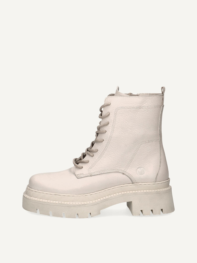 Lederstiefelette - beige, BEIGE NAPPA, hi-res
