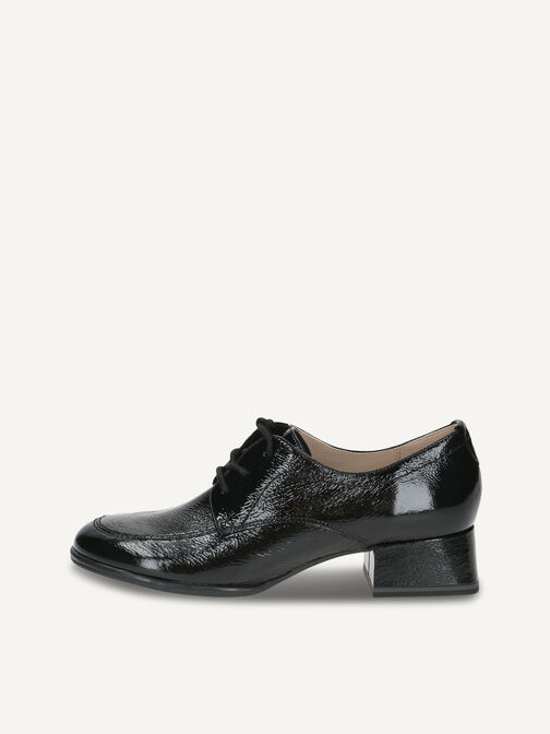 Halbschuh, BLACK NAPLAK, hi-res