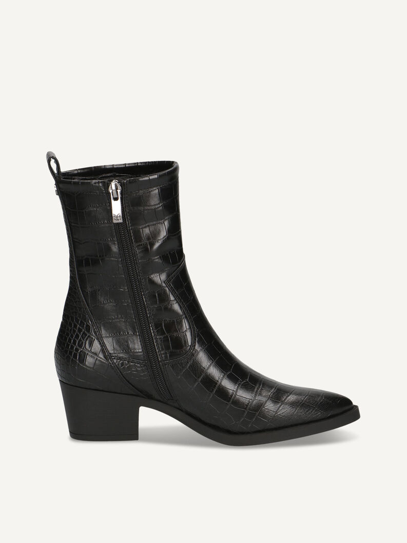 Stiefelette, BLK CROCO STR, hi-res