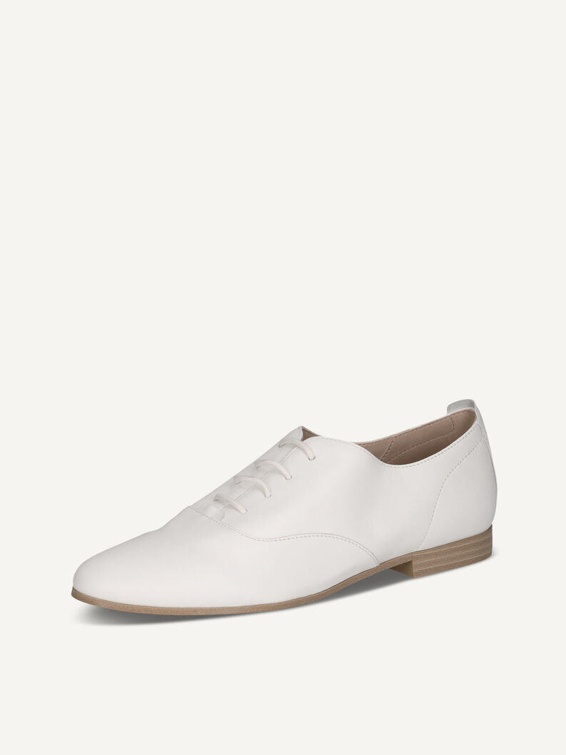 Halbschuh, WHITE NAPPA, hi-res