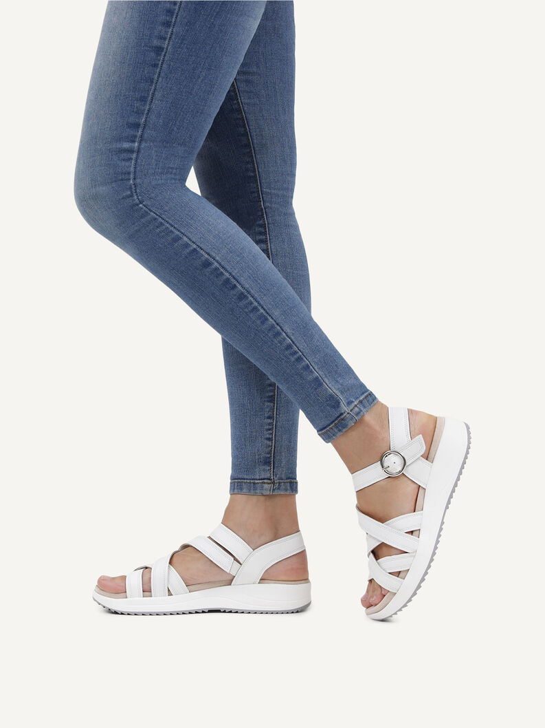 Sandale, WHITE NAPPA, hi-res