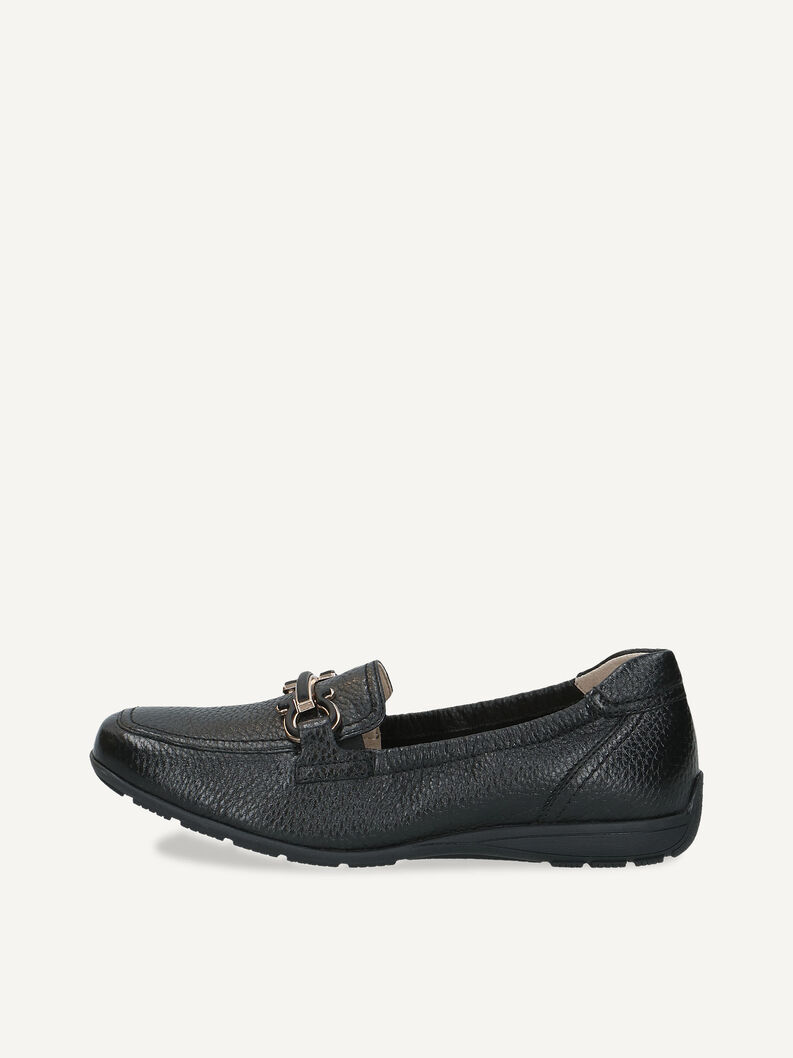 Lederslipper - schwarz, BLACK DEER, hi-res